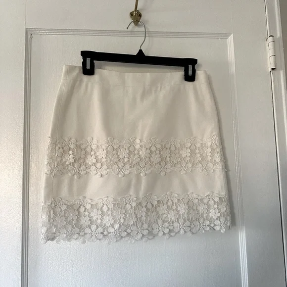 JCREW DAISY LACE MINI SKIRT 🤍 Size 0 - Picture 5 of 8